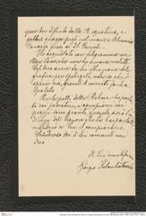 Nachlass Franz Steindachner, Brief von Giorgio Kolombatovic an Franz Steindachner (02.01.1882), Inv.Nr. 275.11, Seite 2
